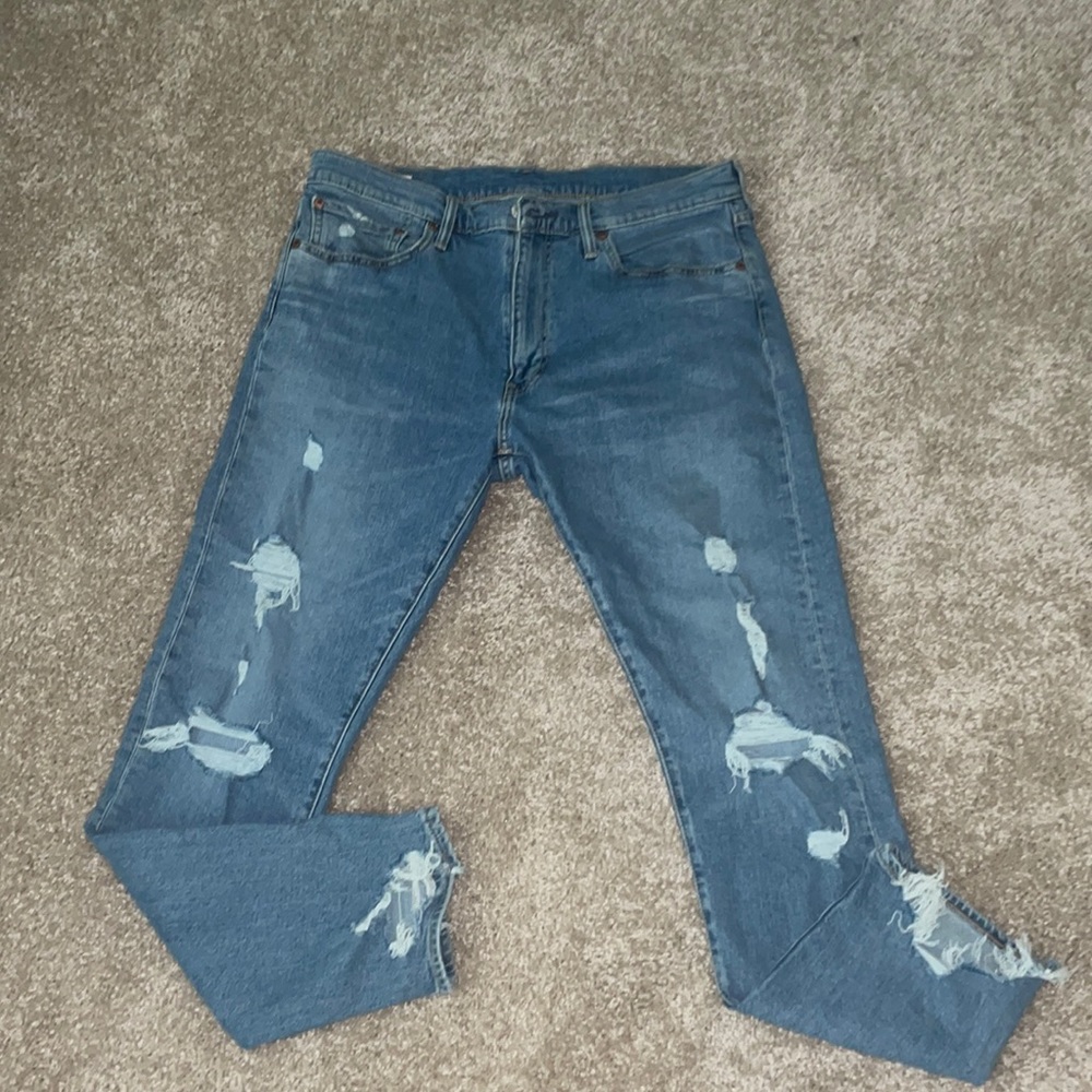 Levi jeans destructed 512